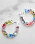 Ultra Mini Hoop Earrings | Small Acetate Hoops