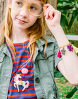 "Rebel the Pink Unicorn Necklace"