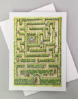 Cake Maze Notecard
