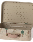 Small Metal Suitcase - Des licornes