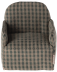 Green Mouse Chair - Checker Fabric