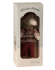 Winter Mouse with Ski Set - Mum, Red