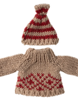 Dad Mouse Knitted Sweater & Hat