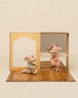 Ballet Mice in Dance Studio with Bunkbeds