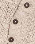 Casey Seed Stitch Sweater Knit Romper - Heather Oat