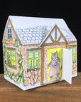Cat's Cottage Christmas Ornament