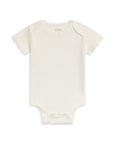Organic Josie Pointelle Short Sleeve Bodysuit - Coconut