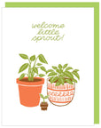 Plant Sprout Baby Card