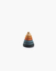 Mini Ring Stacker | Wooden Pyramid Toy | Tropics