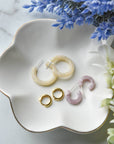 Ultra Mini Hoop Earrings | Small Acetate Hoops