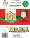 Cat's Cottage Christmas Ornament