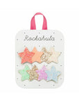 Rainbow Shimmer Star Clips