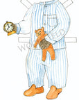 Cedric Bear Paper Doll Kit