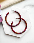 50mm Thin Hoop Earrings.