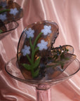 Forget-Me-Not Light Blue Flower Acetate Hair Claw