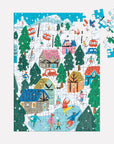 Alpine Cottage Puzzle Ornament