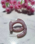 Ultra Mini Hoop Earrings | Small Acetate Hoops
