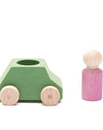 Mint Wooden Car with Figure