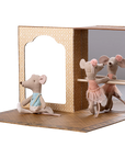 Ballet Mice in Dance Studio with Bunkbeds