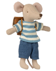 Mouse Clothes & Bag - Big Brother - Brown