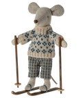 Winter Mouse with Ski Set - Dad