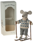 Winter Mouse with Ski Set - Dad