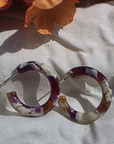 Ultra Mini Hoop Earrings | Small Acetate Hoops