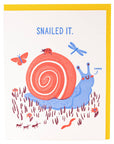 Yippee Snail Congratulations Card
