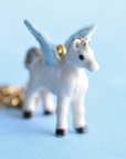 Pegasus Necklace - hand painted porcelain