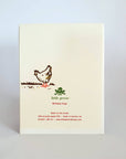 Birthday Hug Chicken Greeting Card