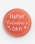Retro Happy Valentine's Day Button Pin