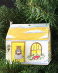 Mouse House Christmas Tree Ornament