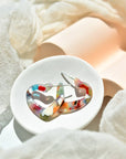Heart Hoop Earing Collection Eco-Friendly Colorful Acetate