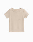 Lou Ribbed Short Sleeve Pocket Tee