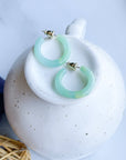 Ultra Mini Hoop Earrings | Small Acetate Hoops