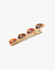 Escargot Snail Neutral Pattern Acetate Alligator Hair Clip