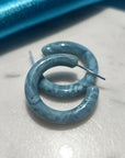 Ultra Mini Hoop Earrings | Small Acetate Hoops