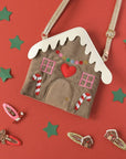 Gingerbread House Hair Clips