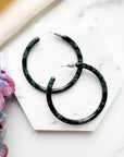 50mm Thin Hoop Earrings.