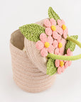 Flower Pot Basket Bag