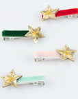 Gold Star Hair Clips