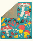 Mushroom Cotton Throw Blanket - Phoebe Wahl