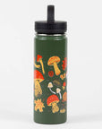 Forest Fungi Insulated Water Bottle - Phoebe Wahl