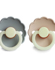 FRIGG Daisy Night Natural Rubber Pacifier 2-pack