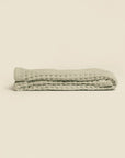 The Weightless Waffle Throw Baby Blanket - Aloe