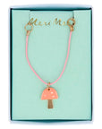 Enamel Mushroom Necklace
