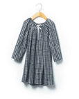 Amy Dress - Rustic Navy x Black Check