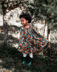 Agnes Holiday Dress - Rifle Paper Co. Print