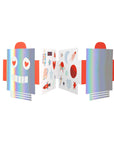 Robot Concertina Valentines Cards & Stickers Set
