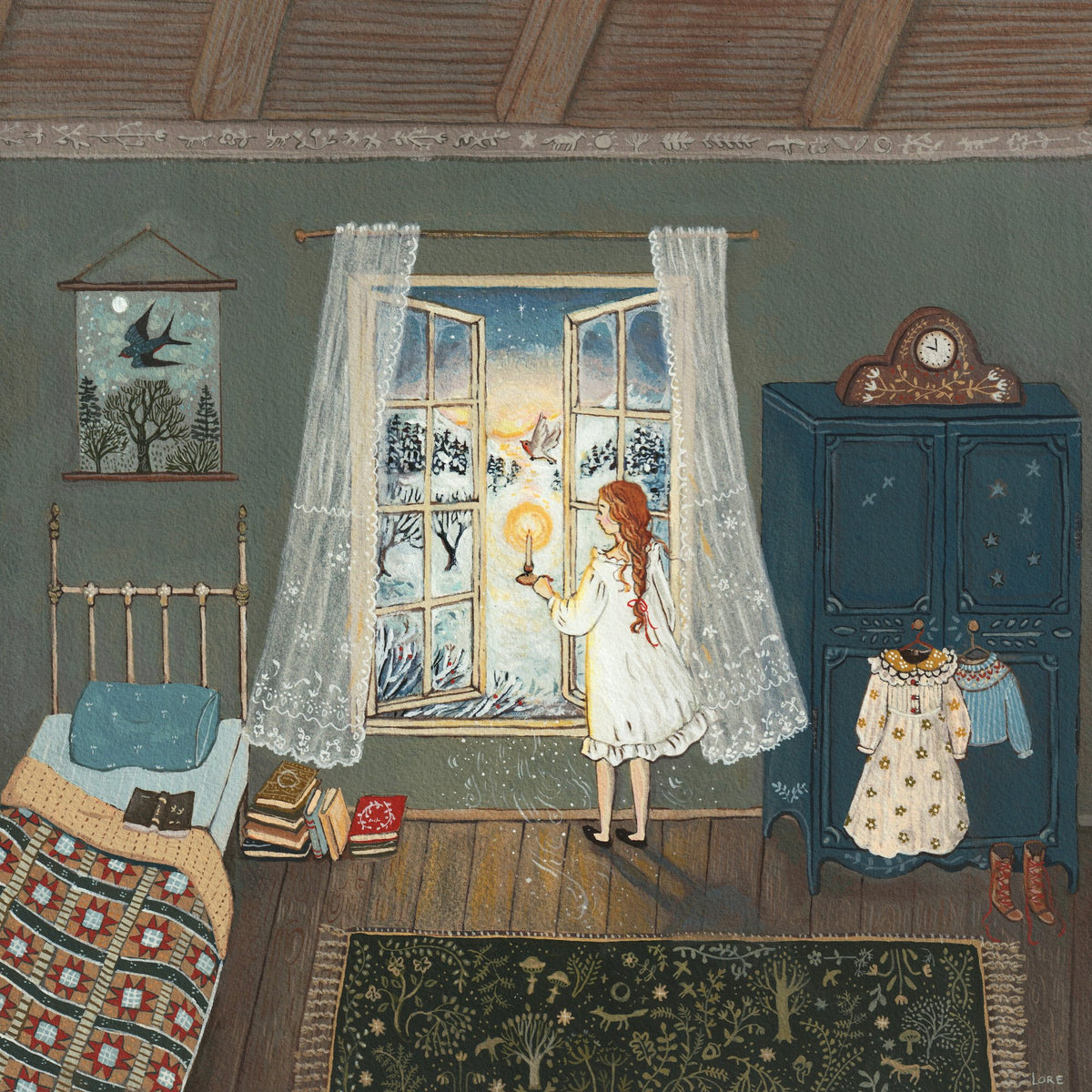 the Light Print Loré Pemberton Hedgehog Belly Designs